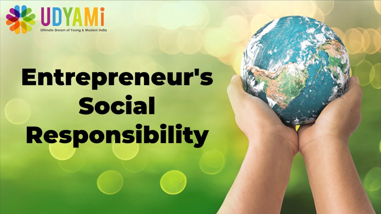 social responsibility of an entrepreneur essay