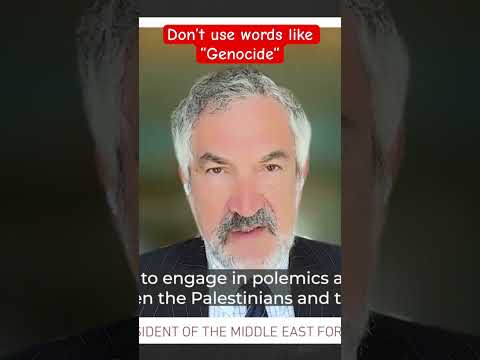 Daniel pipes : ”don’t use words like genocide”  https://youtu. Be/xr7fsdta6vy