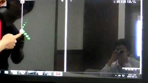 TUIO application video of  simple game flash  using PulseIR Touch screen (2010.05.10)