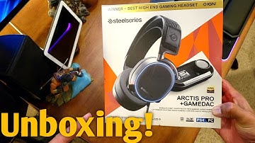 Steelseries Arctic Pro + DAC RGB Gaming Headset : UNBOXING!