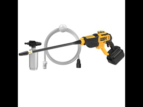 Dewalt Cordless Power Wash DCPW550P1 In Use