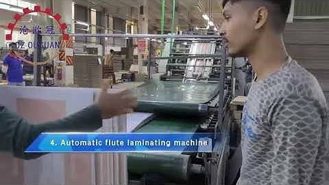 Automatic shoe box making machine