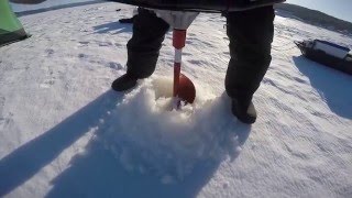 Québec Nature pêche blanche la Baie Québec 21 mars 2016