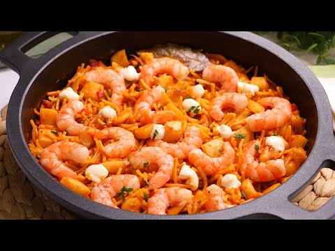 ¡Fideuá de Marisco fácil que te hará agua la boca!
