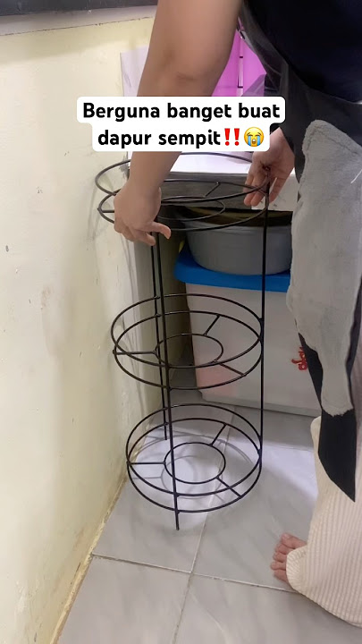 ￼Rak Panci Rak Janak Rak Kitchen Rack Multipurpose 3 Tier #rakpanci #racunshopee #fyp
