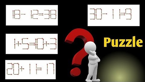 Matchstick Puzzle | Move Matches Brain Find Game Walkthrough Solution | Brain Puzzle