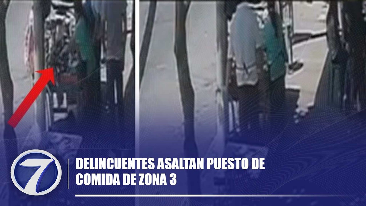 Delincuentes asaltan puesto de comida de zona 3