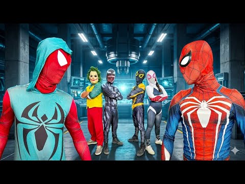 Alpha Spider-Man Meet Crazy JOKER & Tung Tung Sahur in Abandoned Park