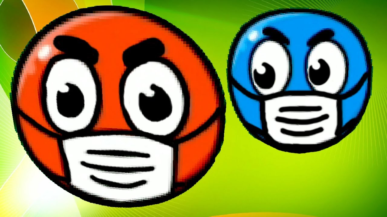 Игры на 2 шары. Красны и синий шары игра. Игра где два шарика синий и красный. Игра красный и голубой шарики. Красный и синий шарики крутятся игра.
