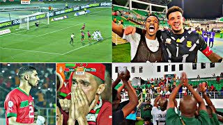 😱South Africa knocksout Morocco | Players Celebrate Win in Morocco Vs South Africa | Afcon 2023