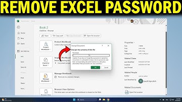 How To Remove Password Protection For Excel Workbook