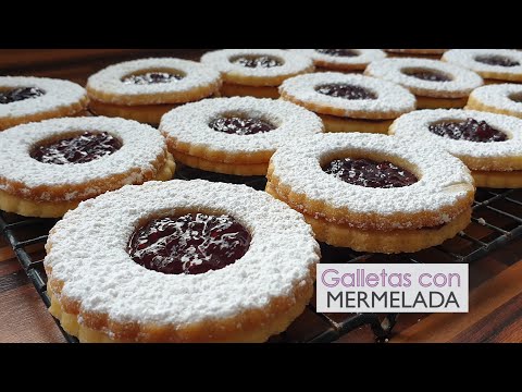 Video: Galletas Con Nata Y Mermelada