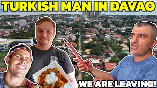 TURKISH CHEF AND BRITISH MAN In The PHILIPPINES (Leaving Davao City)