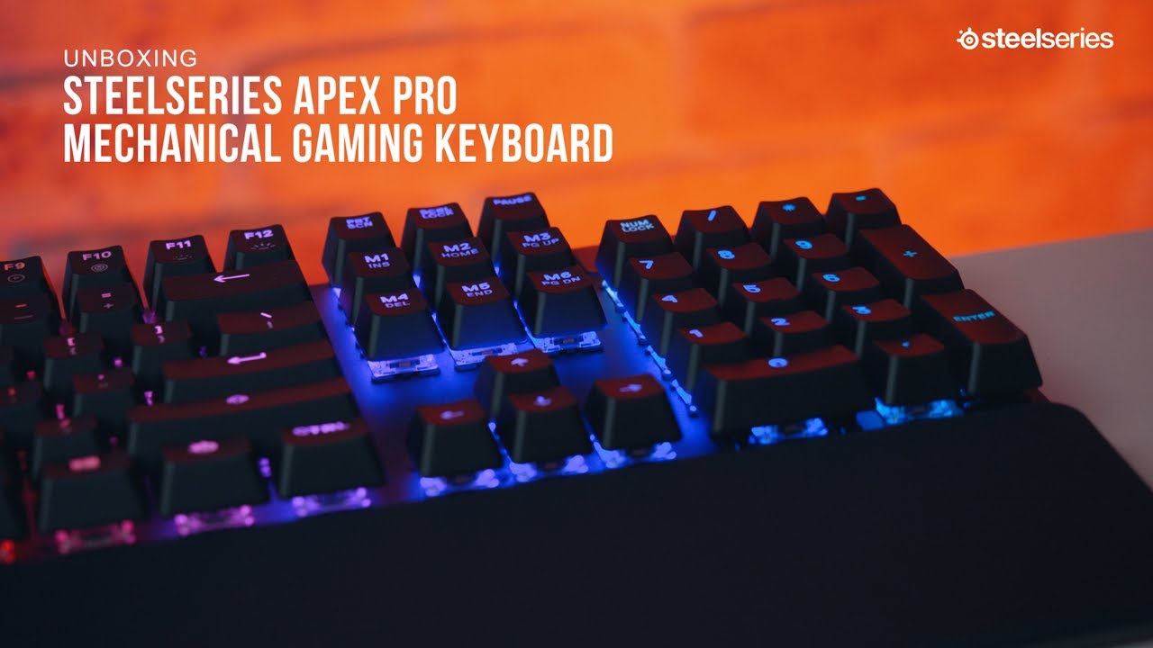 SteelSeries Apex Pro TKL Mechanical Gaming Keyboard Unboxing - ASMR 