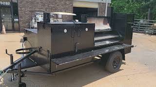 Do Not Buy a Food Truck get Black Widow Mobile Kitchen on wheels Bbq Smoker Trailer for sale rentals