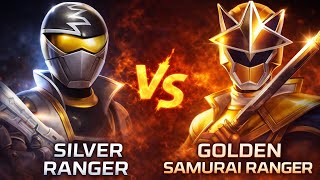 WHO WINS ? Silver Megaforce Ranger VS Golden Samurai Ranger ⚔️⚔️🔥🔥🔥. Battle of Legendary Powers 🤯🤯 screenshot 5