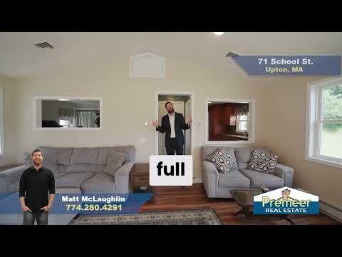 71 SCHOOL ST, Upton, MA home video tour