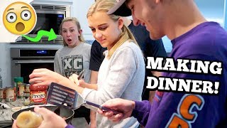 KIDS COOK DINNER WITH NO DIRECTIONS!