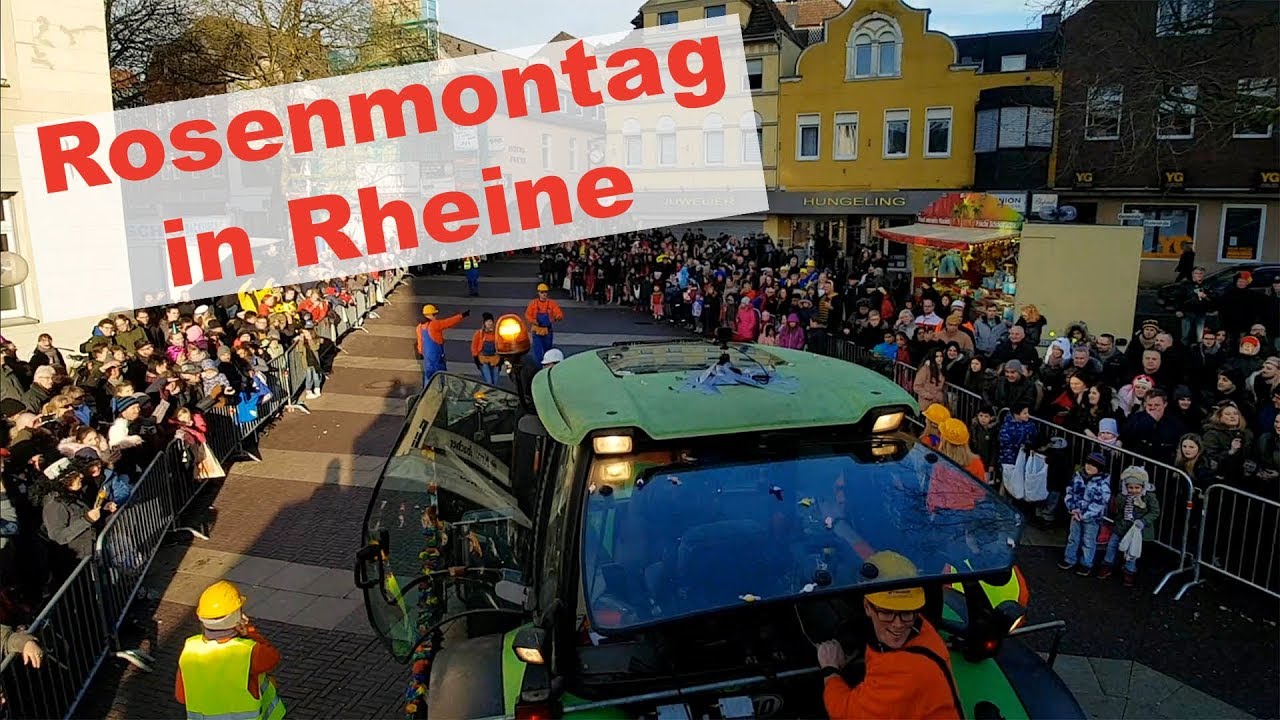 Rosenmontagszug 2018 in Rheine Karneval YouTube Rosenmontagszug 2018 in Rheine Karneval YouTube