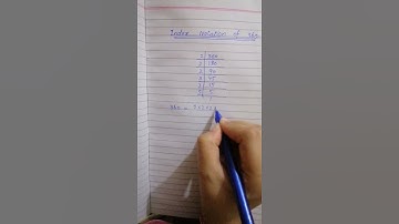 #Index Notation Of 360 #Learn Math #Aqsa Haseeb