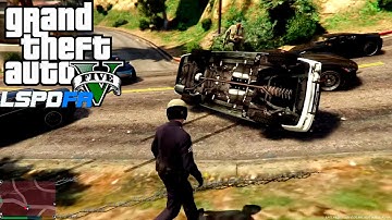 GTA 5 LSPDFR 0.2b - Motorcycle Patrol - Police Mod #12