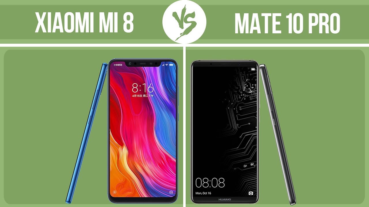 Xiaomi Mi 8 Vs Huawei