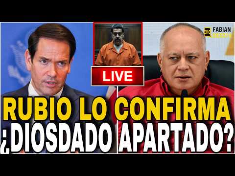 ÚLTIMA HORA 🚨 ¿DIOSDADO CABELLO APARTADO? EE.UU. CONFIRMA IMPULSAR EL FIN DEL CHAVISMO EN VENEZUELA