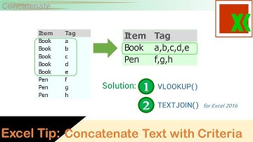 Excel Tip: Concatenate Text with Criteria | ต่อข้อความแบบมีเงื่อนไข