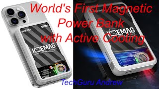 SHARGE ICEMAG World's First Magnetic Power Bank with Active Cooling
