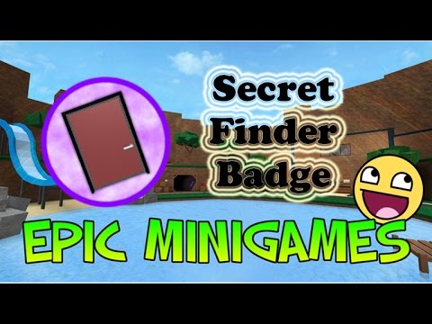 Roblox Updated Epic Minigames Secret Room Youtube - epic minigames roblox the secret door