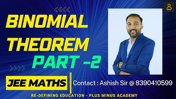 JEE MAIN 2024 Revision - Binomial Theorem - Part 2 #jeemains #properties of Binomial Coefficients