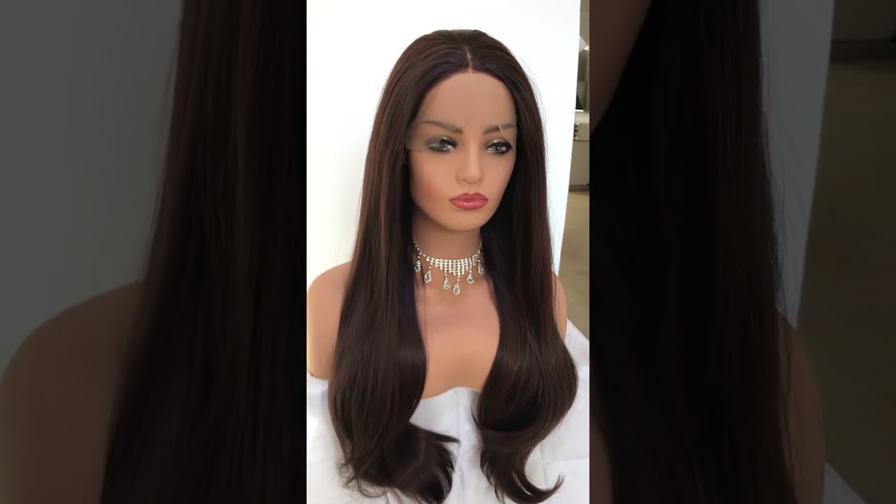 Aliexpress Lvcheryl Hand Tied Ombre Highlight Brown Natural Straight Heat Resistant Fiber Hair Wigs