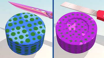 Soap Cutting! Very satisfying and relaxing ASMR slicing gameplay video