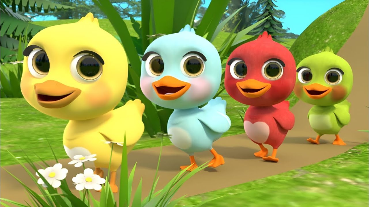 "🐤 Sing & Splash! Five Little Ducks - A Fun Nursery Rhyme for Kids 🎶✨"