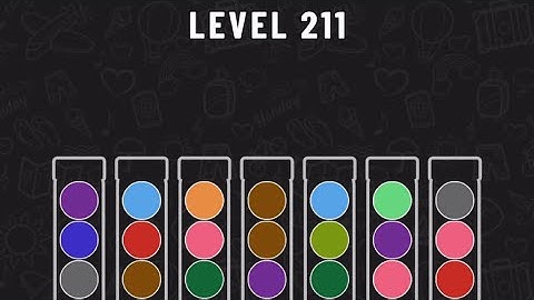Ball Sort Puzzle Level 211 #ballsortpuzzle #ballsortpuzzlegameplay #puzzlegame #mobilegames