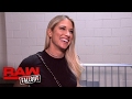 Kelly Kelly esteve presente no backstage do RAW