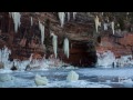 'Extraordinary' ice caves draw a crowd in Bayfield, Wis.
