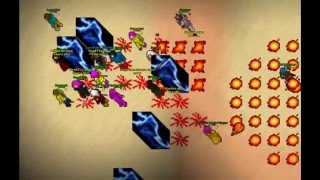 Medivia INDEPENDENTS  VS.  IMMORTALS War Tibia Old  7.4