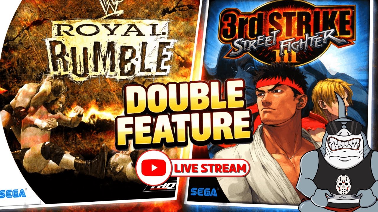 Dreamcast Double Feature Stream - WWF Royal Rumble & Street Fighter lll: 3rd Strike
