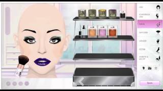 Pastel goth inspirerd makeup stardoll look