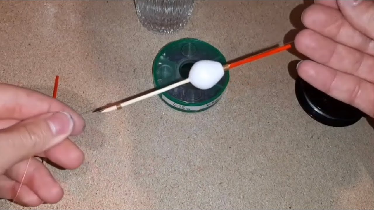 Fishing float making - the easiest way