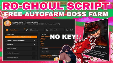 [New]🎃Ro-Ghoul Script Pastebin Auto-Training Farm Aogiri/Investigator | Farm all Bosses Aimbot Skill