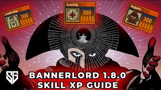 Celebrity Bannerlord Patch 1.8.0 Skill XP Guide - All Updated Skills Tested! Wealth