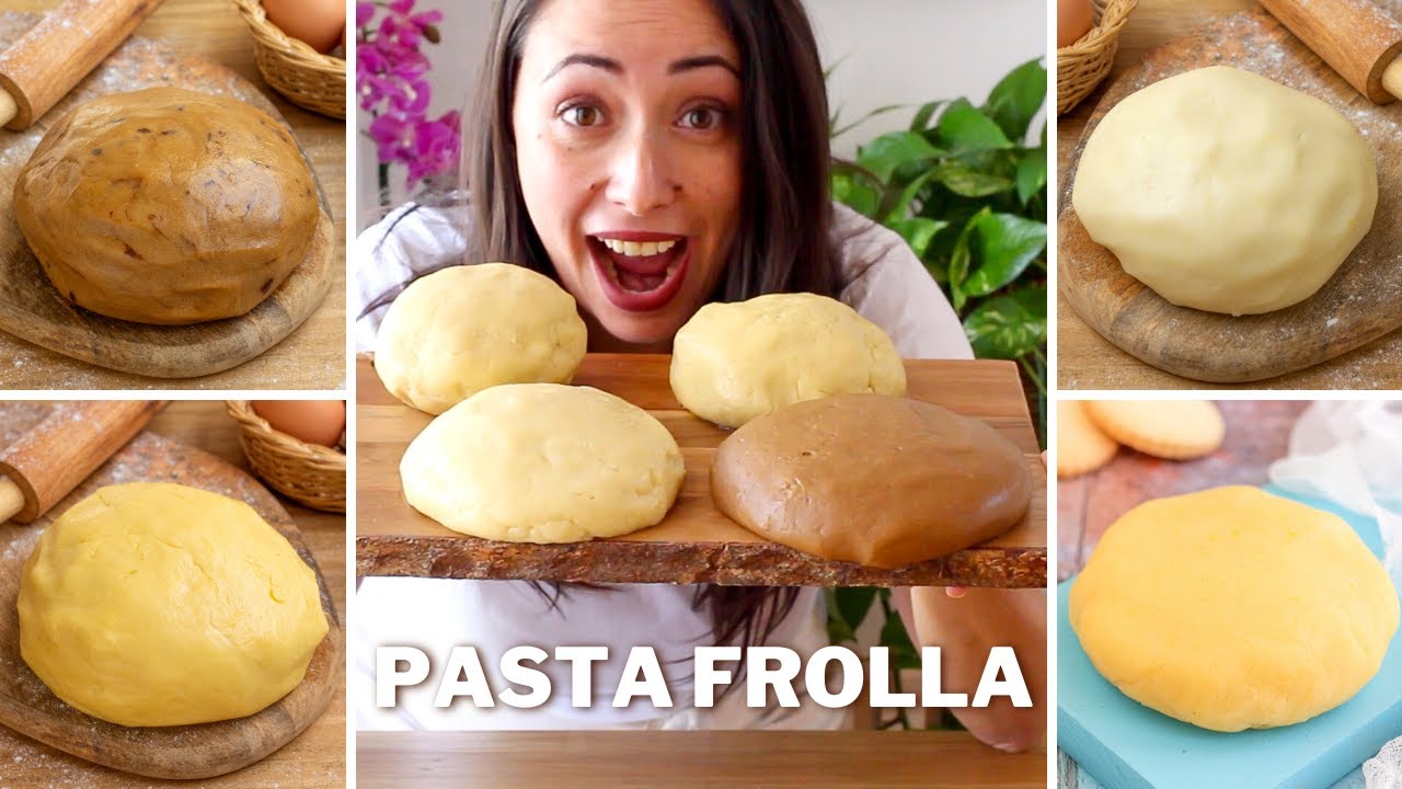PASTA FROLLA: la mia ricetta base senza glutine in 4 Versioni per Biscotti e Crostate 💛