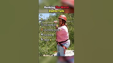Ranking the WORST Zipline Fails 😂