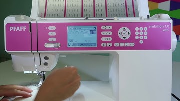 Pfaff ambition 1.0 19 Tension