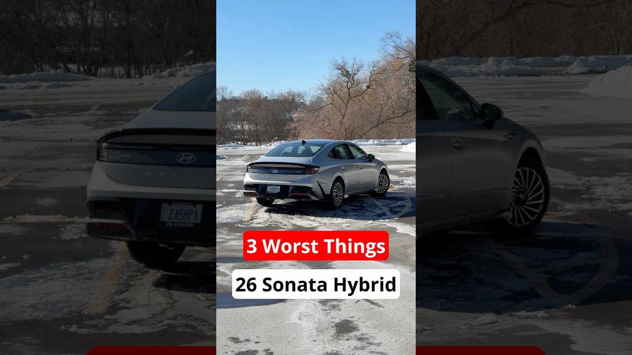 Три худших момента в гибридном Hyundai Sonata 2026 года по мнению Виктора 