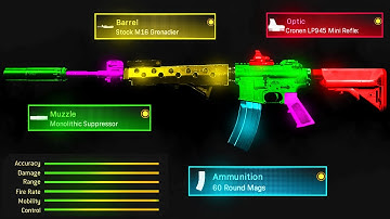 My #1 Favorite M4A1 Class Setup in Warzone... (BEST M4/MP5 Class Setups)