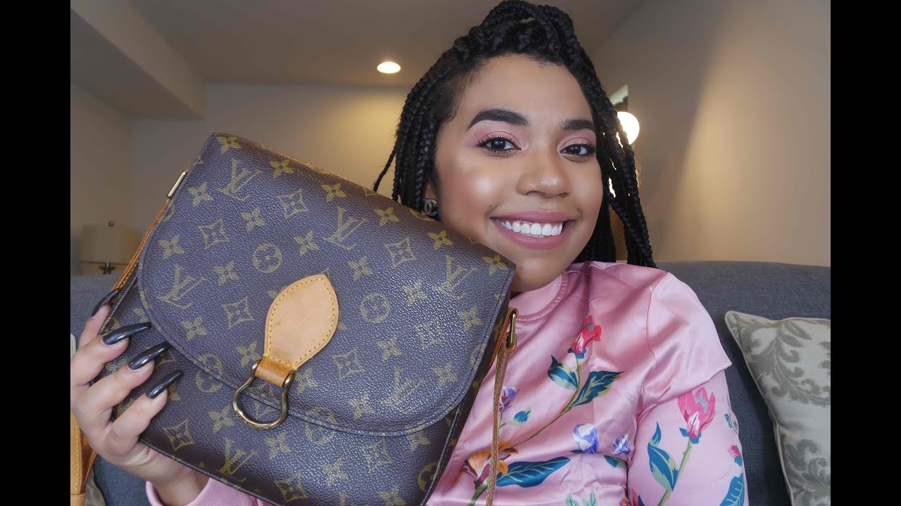 Designer handbag Unboxing & reveal of a vintage Louis Vuitton Saint Cloud  bag 