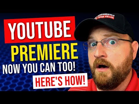 How To Use YouTube Premiere Feature